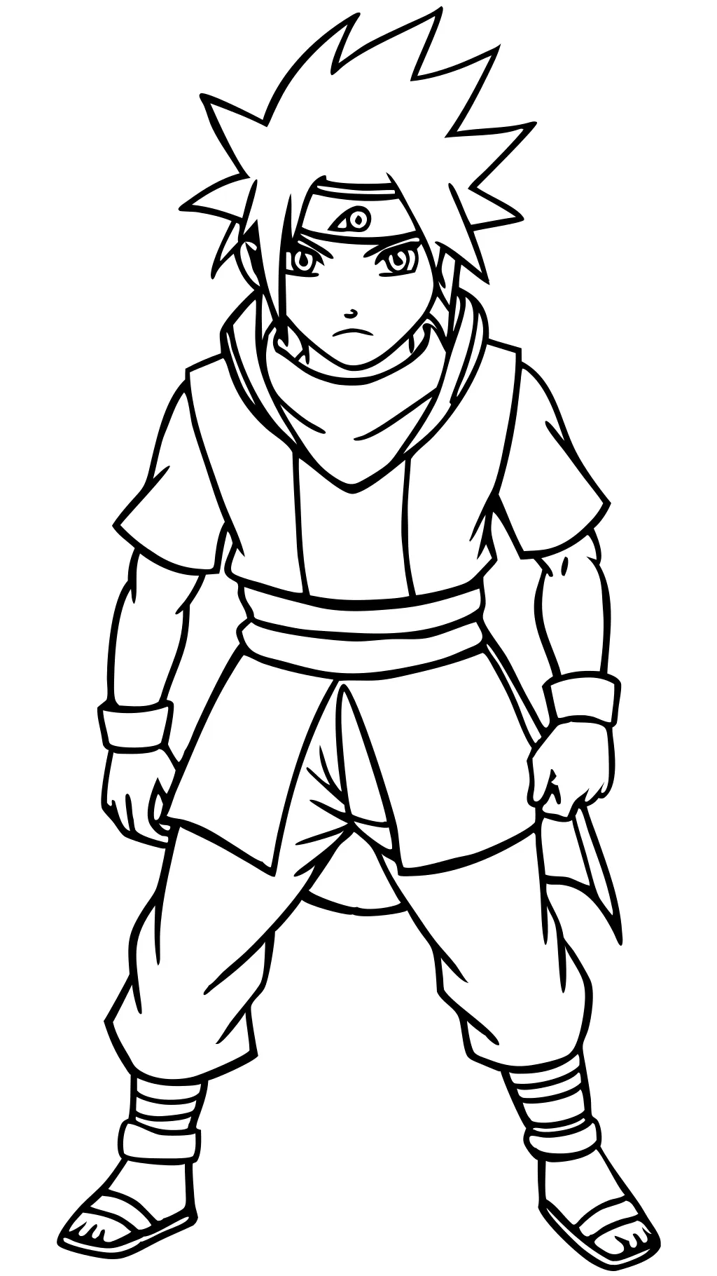 coloriage naruto sasuke